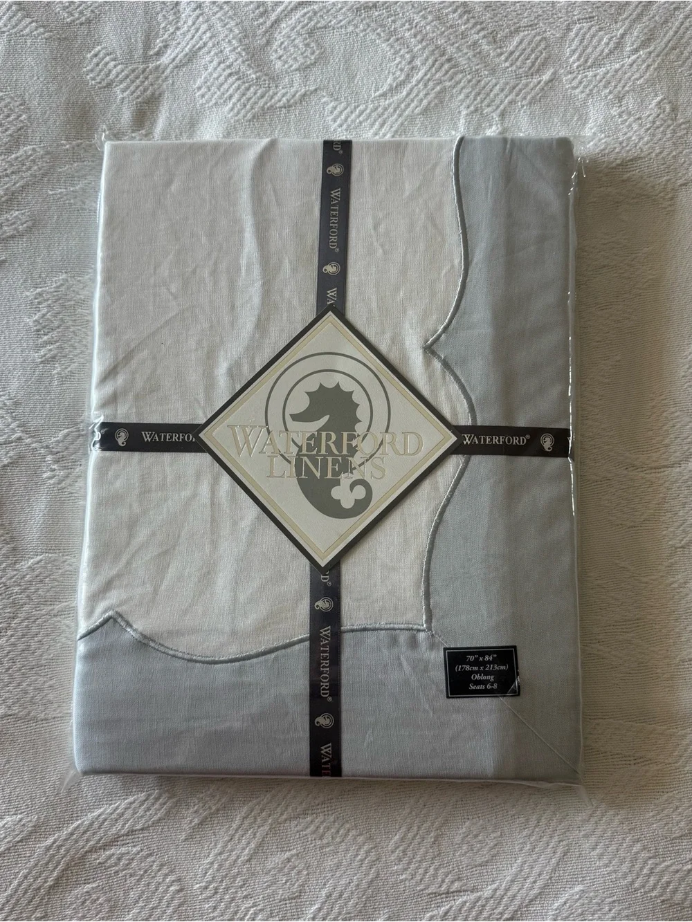Waterford Linens Tablecloth 70” X 84” French Countryside Traditional Formal 6-8